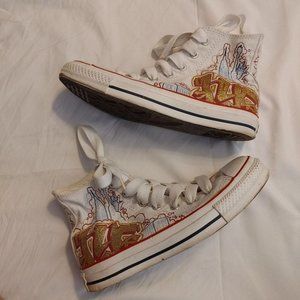 converse glitter toe